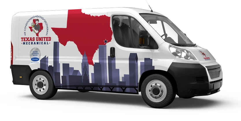 Texas United Mechanical van